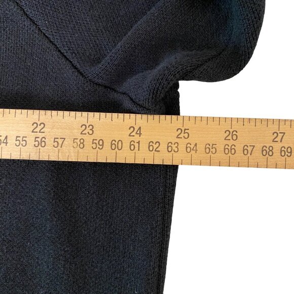 Calvin Klein Mens Black Full-Zip Cardigan Sweater XL 100% Cotton - Picture 6 of 8